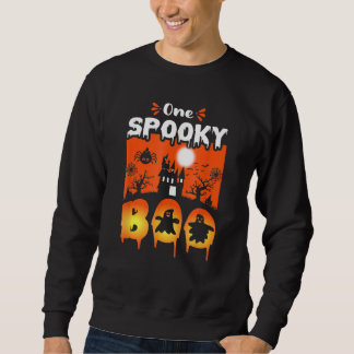 Moletom Noite do Castelo Assombrado de Halloween Assustado