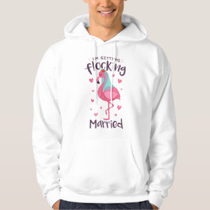 Moletom Noiva Flamingo Revoada Casada Correspondência Bach