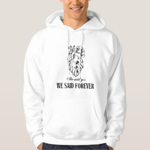 Moletom Noivado Love Hoodie - Ela Disse Sim, Nós Dissemos