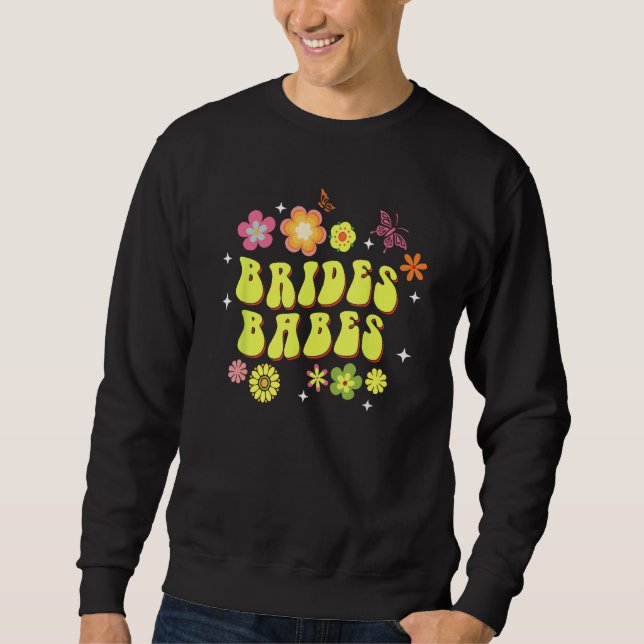 Moletom Noivas Bebês Damas Groovy Despedida de Solteira (Frente)