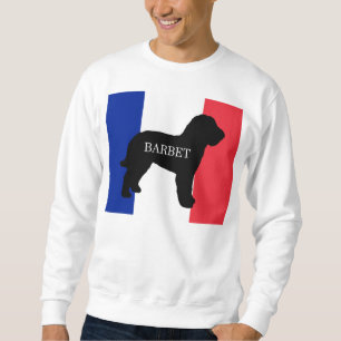 Moletom nome barbet silo França bandeira