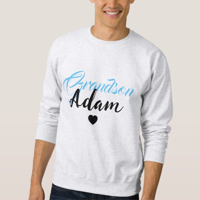 Moletom Nome do Neto Personalizado Moderno e Exclusivo (Frente)