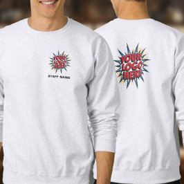 Moletom Nome e logotipo Carregar Modelo/Frente e Trás/ Cin