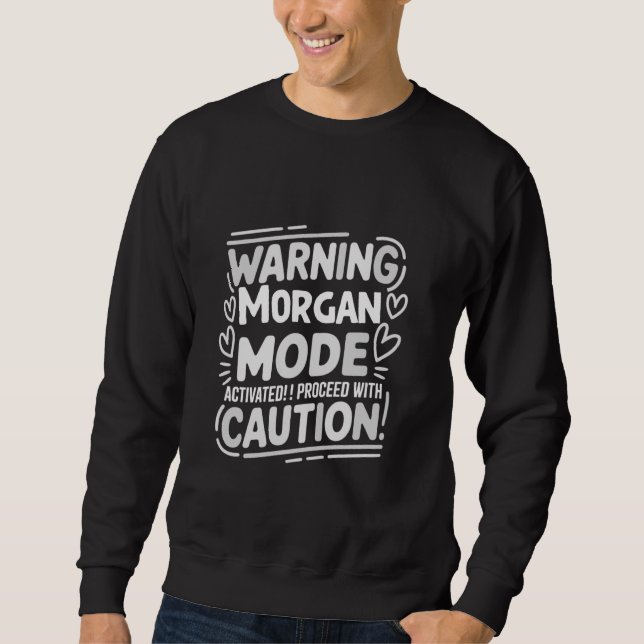 Moletom Nome Personalizado MORGAN Fofinho Nome Morgan Pers (Frente)