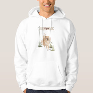 Moletom Nome Personalizado Pommeranian Pet Dog