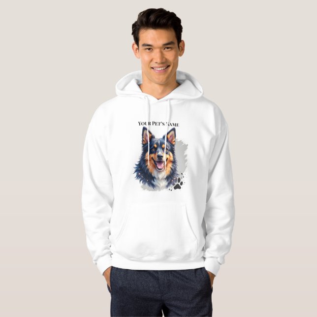 Moletom Nome Simples Moderno de Pet & Design Personalizado (Frente Completa)
