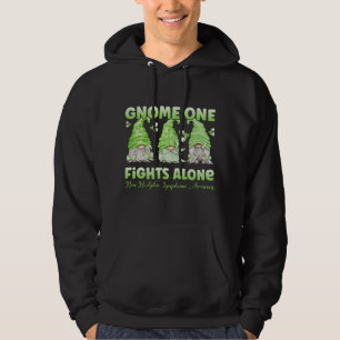 Moletom Non Hodgkin Lymphoma Cancer Lime Ribbon Gnome