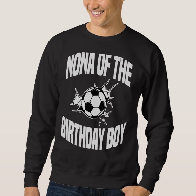 Moletom Nona Da Festa De Bday Do Bday Boy Soccer Team (Frente)