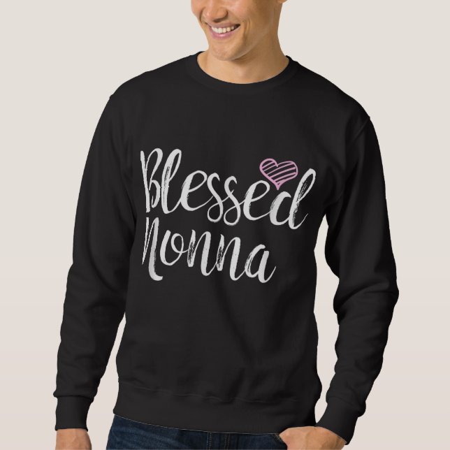 Moletom Nonna abençoado - presentes vovó (Frente)