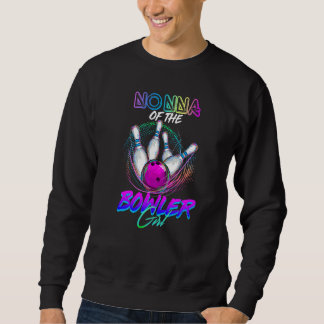 Moletom Nonna Da Garota De Bowler Correspondendo À Boliche