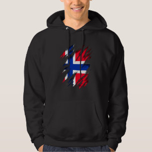 Moletom Norge Noreg - Bandeira norueguesa, Noruega