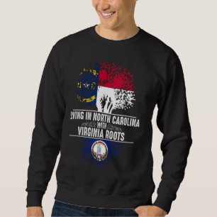 Moletom North Carolina Home Virginia Roots State Tree