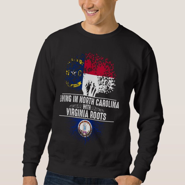 Moletom North Carolina Home Virginia Roots State Tree (Frente)