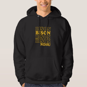 Moletom North Dakota State University NDSU Bison Empilhado