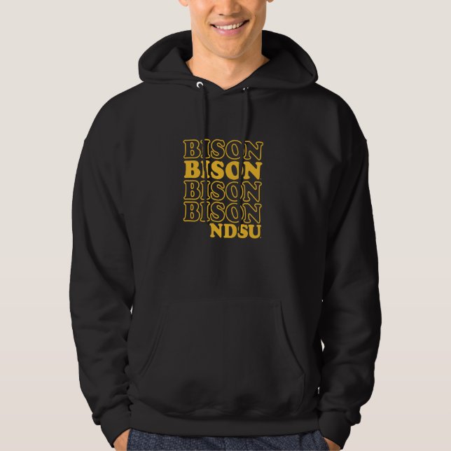Moletom North Dakota State University NDSU Bison Empilhado (Frente)