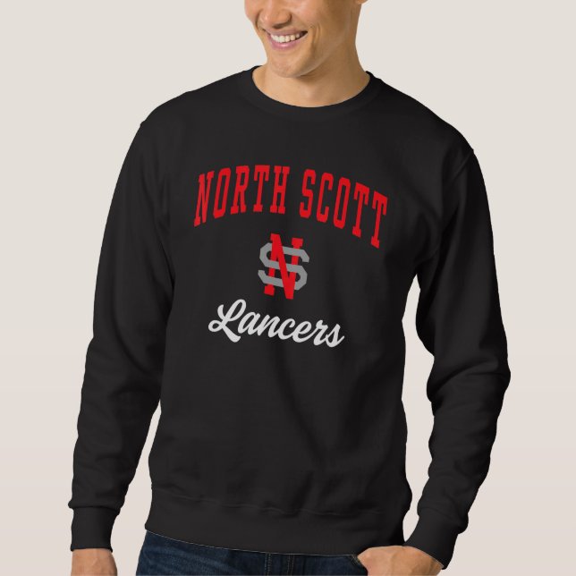 Moletom North Scott Segundo grau Lancers (Frente)