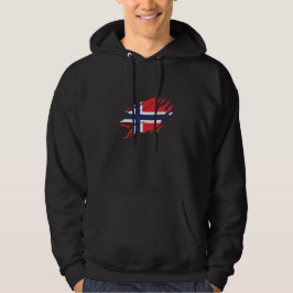 Moletom Norway Flag Dentro Me, escandinavia dentro Claw Ma