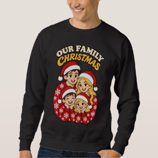Moletom Nossa Camisola de Natal da Família