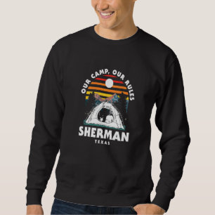 Moletom Nosso Campo Nossas Regras Sherman Acampando Texas