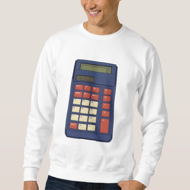 Moletom Nostalgia da Escola de Matemática Calculadora do a (Frente)