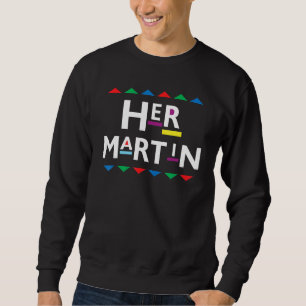 Moletom Nostalgia da Sitcom dos Anos 90 Casais de Her Mart