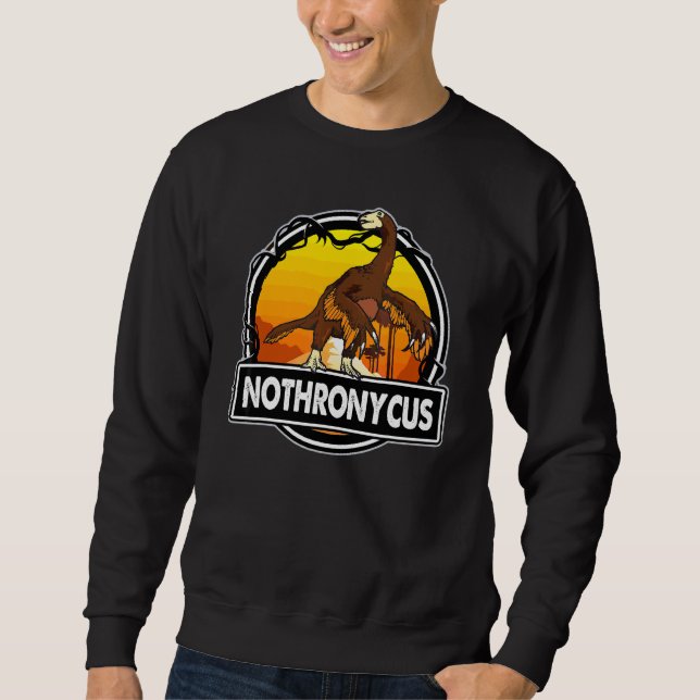 Moletom Nothronycus Dinossauro Dinossauros Pré-históricos (Frente)