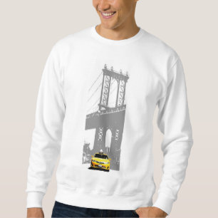 Moletom Nova Iorque Nyc Yellow Taxi Brooklyn Bridge Mens