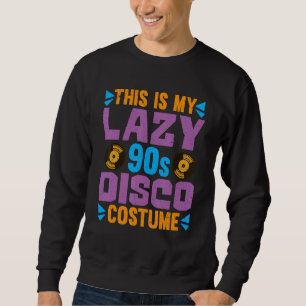 Moletom Nove anos 90 preguiçoso Figurino Disco 1990