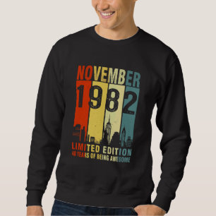 Moletom Novembro De 1982 40 Anos De Incrível