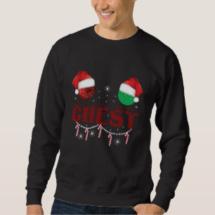 Moletom Nozes de Natal Correspondência de Natal Casais