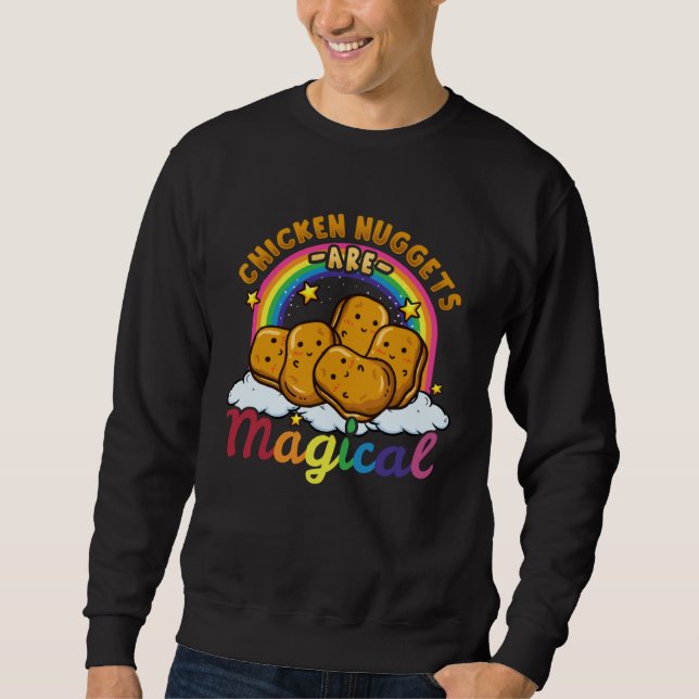 Moletom Nuggets de Frango Comida Fast Food Amor (Frente)