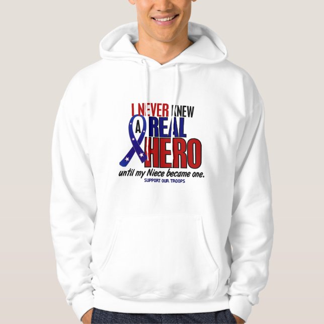 Moletom Nunca conheceu uma sobrinha do herói 2 (apoie (Frente)