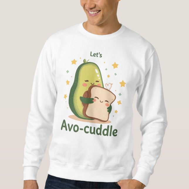 Moletom O Abraço Perfeito com Abacate e Torrada (Frente)