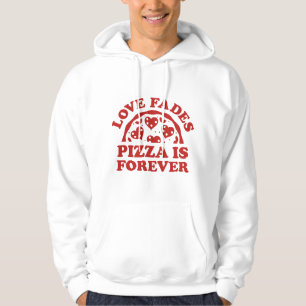 Moletom O Amor Acaba a Pizza é Para Sempre