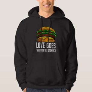 Moletom O Amor Passa Pelo Estômago Eu Cheeseburger Eu Pego
