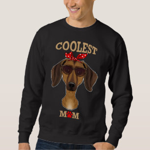 Moletom O Cachorro Mais Legal Mãe Eu Dachshund Mãe Eu Dach