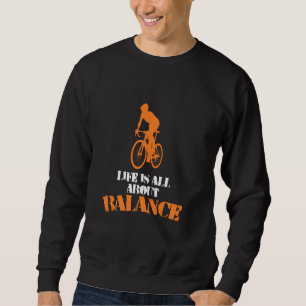Moletom O ciclista Biciclista ciclita cita que a vida é so