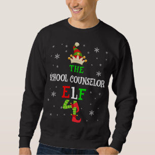 Moletom O Conselheiro Escolar Elf Christmas Elf Matching F