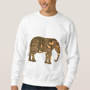 Moletom O conselho de circuito de cobre do elefante