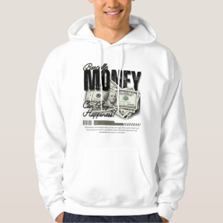 Moletom O Dinheiro Pode Comprar A Felicidade; HOODIE DESIG