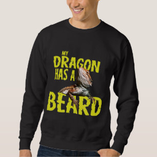Moletom O Dragão Que Meu Dragão Tem Uma Barba