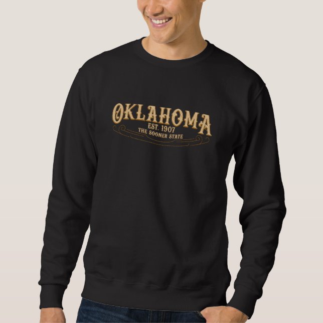 Moletom O Estado Mais Cedo Oklahoma (Frente)
