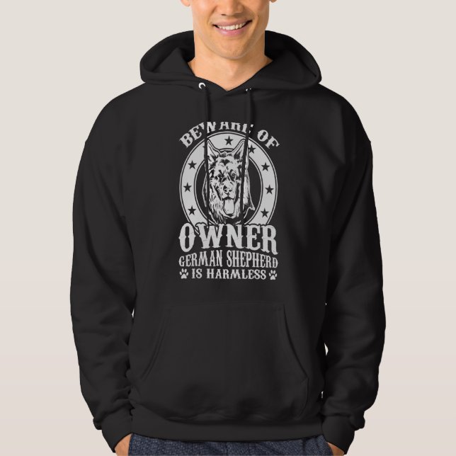 Moletom O german shepherd É Um Cachorro Inofensivo (Frente)