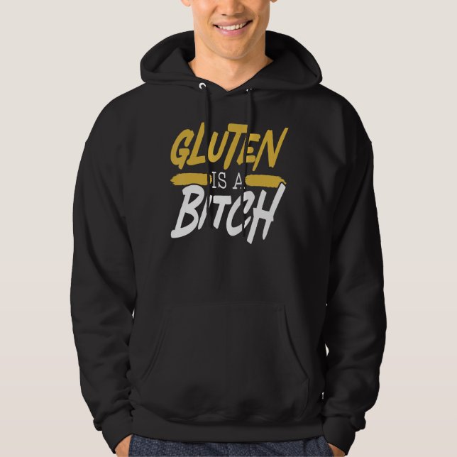 Moletom O Gluten É Uma Doença Celular Isenta De Glúten Que (Frente)