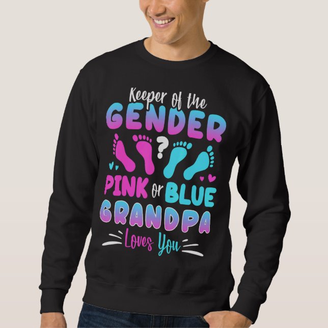 Moletom O Guardião Do Gênero, Rosa Ou Azul, O Ama (Frente)