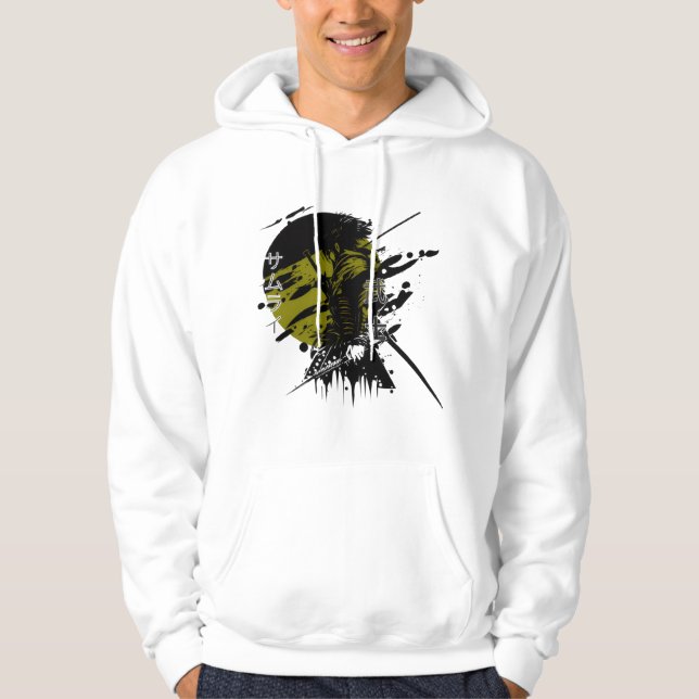 Moletom - O Guerreiro Sombra Samurai Hoodie (Frente)