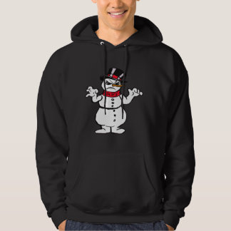 Moletom O Hoodie assustador dos homens do boneco de neve