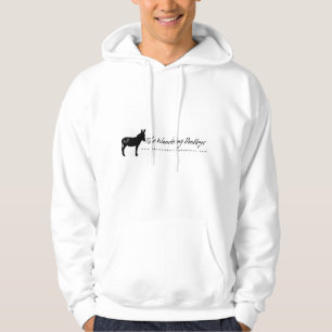 Moletom O Hoodie branco de vagueamento S do logotipo dos