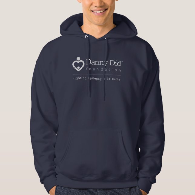 Moletom O Hoodie dos homens - marinho (Frente)