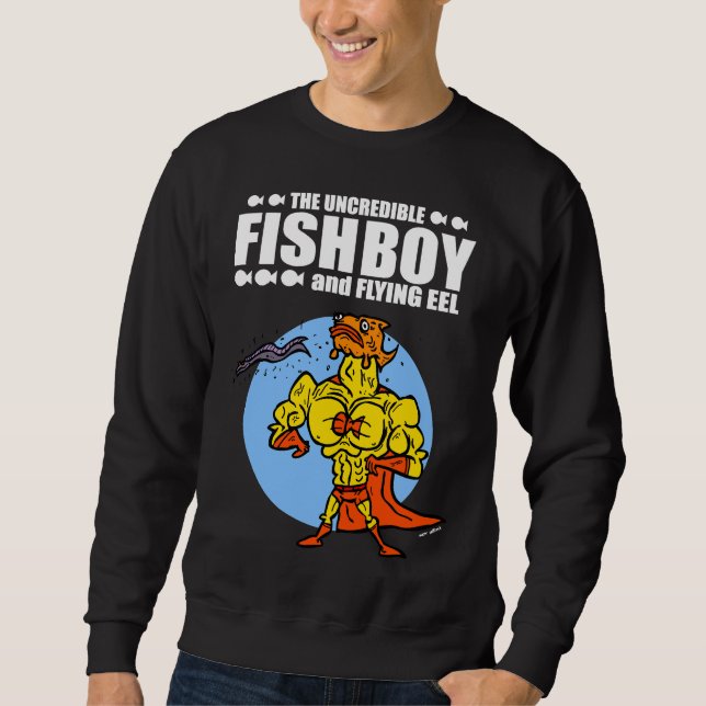 Moletom O Incrível Peixe E A Enguia Voadora (Frente)